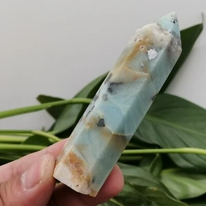 1pcs Natural amazonite Obelisk Quartz Crystal Point Wand Reiki healing 50g+ - Picture 1 of 13