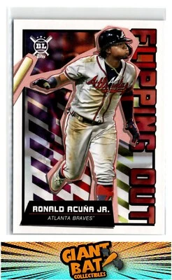2020 Topps Big League #FO-2 Ronald Acuña Jr. Flipping Out - Image 1 of 2