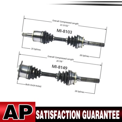 Eje delantero Surtrack CV 2x para Montero V6 1994-1996 3,5 L a 11/96 Foto 1 de 4