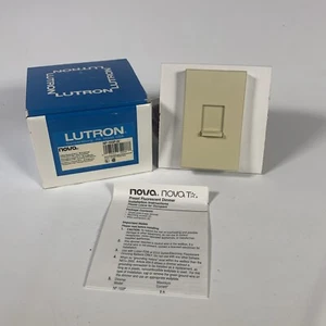Lutron Nova NF-103P-IV Preset Fluorescent Dimmer 120V Ivory - Picture 1 of 6