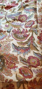 2 Standard Size Ralph Lauren Home Pillow Covers Shams Floral Red/Blue EUC - Picture 1 of 6