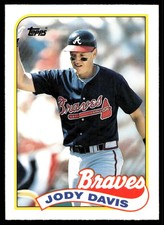 1989 Topps Traded Jody Davis Atlanta Braves #22T