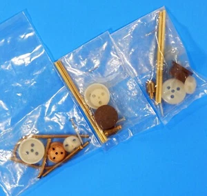 Kits de montaje de tapón de tanque de combustible (brillo) (3) NOS - Imagen 1 de 1