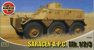 Boxeo oop Airfix (ex modelos JB) A02328 1/76 Saracen APC Mk 1/2/3 2008-12 T15 - Imagen 1 de 6