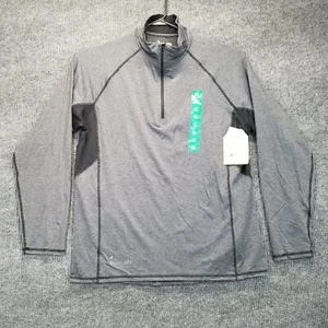 Mossy Oak Elements Shirt Jacket Men XL Gray Coolcore 1/4 Zip Lightweight UPF 50+ - Picture 1 of 14