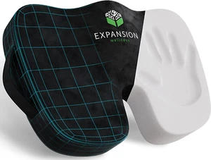 Seat Cushion for Office Chair – Memory Foam Tailbone Pillow Pad for Sitting, Com - Picture 1 of 8