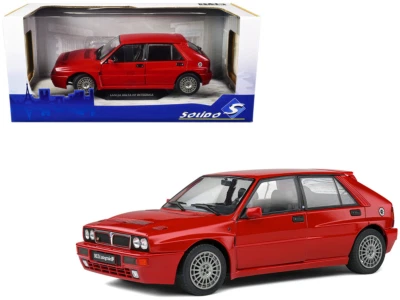 1/18 Solido 1991 Lancia Delta HF Integrale 压铸模型汽车 Rosso 红色 S1807801 — 第 1/3 张图片
