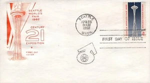 USPS First Day Cover 4 Cents Seattle World's Fair 1962 House of Farnam ST3287 - Picture 1 of 2
