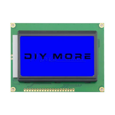 3.3V/5V 12864/12864B LCD Display Module AIP31020 Blue/Yellow/White 128x64 - Bild 1 von 4