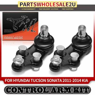 Kit de rótula inferior delantera de 2 piezas para Hyundai Tucson 10-13 15-17 Sonata 2011-2014 Foto 1 de 4