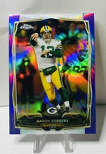2014 Topps Chrome 83 Aaron Rodgers Purple Refractor Near Mint Packers MVP