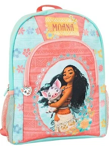 Disney Moana Backpack Girls Backpack | Girls School Backpack | Blue One Size - Picture 1 of 7