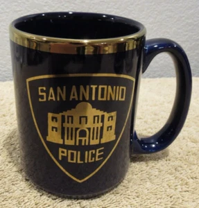 Vintage San Antonio, TX Police Department Kaffeetasse Becher - Texas - Bild 1 von 2
