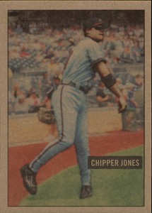 2005 Bowman Heritage Baseball Mahogany #66 Chipper Jones Atlanta Braves