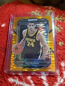 2023-2024 PRIZM DRAFT PICKS RC ORANGE KRIS MURRAY #49.  /49