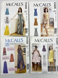 McCalls Schnittmuster Paket 4 Damenkleider ungeschnitten - Bild 1 von 1
