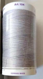 METTLER SILK FINISH COTTON THREAD color 813 100% COTTON MERC. Gray/Silver 547 YD - Picture 1 of 4