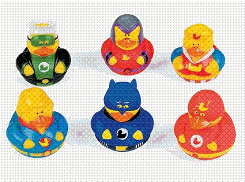Juego de 6 Super Hero Rubber Duck (Envío Gratis con 6 Compras) Foto 1 de 1