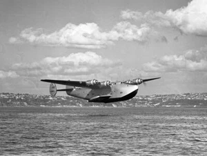 BOEING MODELO 314 CLIPPER AVIÓN BRILLANTE PÓSTER IMAGEN FOTO IMPRESIÓN BANNER 9546 - Imagen 1 de 1