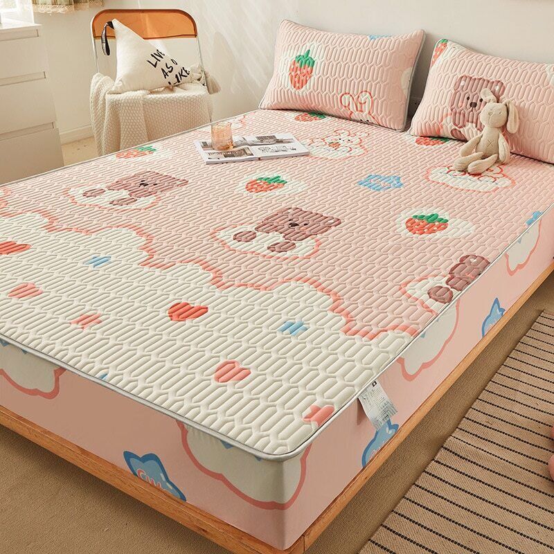 Online Wholesale Store Printed Natural Thick LatexMat Rayon Fabric forAir-Permeable Bed Mat Pillowcover