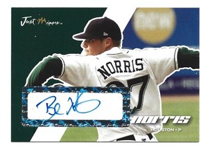 Bud Norris AUTOGRAPH RC Houston Astros 2008 Just Minors #52 AUTO Baseball Card