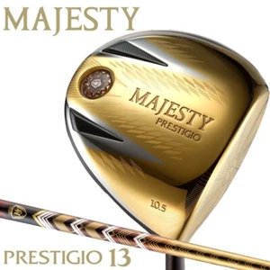 MAJESTY GOLF JAPAN 2024 PRESTIGIO 13 GOLD DRIVER LV760 Maruman Men's 46" - Picture 1 of 7