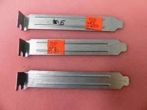 Lot of 3 - Dell Dimennsion 4100 XPS T550 Rear Card Slot Blank Filler FT04/28/99 - Picture 1 of 6