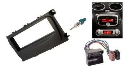 Adaptador Montaje Radio Ford C-MAX FOCUS GALAXY MONDEO S-MAX 2006 KIT MARCO - Imagen 1 de 4