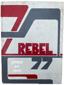 1977 JEFFERSON DAVIS JUNIOR HIGH SCHOOL YEARBOOK, THE REBEL, HAMPTON, VA - Picture 1 of 5