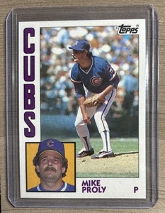 Mike Proly 1984 Topps BASEBALL CARD #437 CUBS PITCHER NRMT - Picture 1 of 2