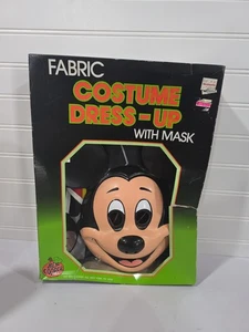 Costume Topolino Ben Cooper vintage bambino con maschera in scatola originale tg 8-10 - Foto 1 di 4