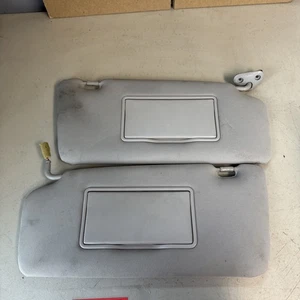 2014 Subaru Tribeca Right Left Sun Visor Set Home Link Grey - Foto 1 di 16