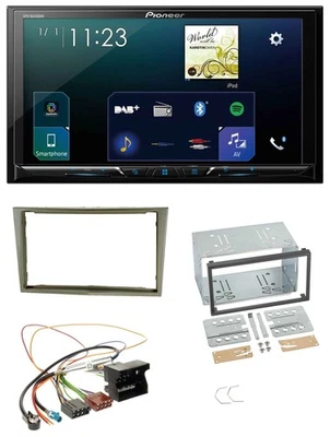 Pioneer MP3 Bluetooth USB 2DIN DAB Autoradio für Opel Corsa D Astra H Zafira B s - Bild 1 von 4