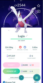 Pok&eacute;mon- Shiny Shadow Lugia - PTC - Description
