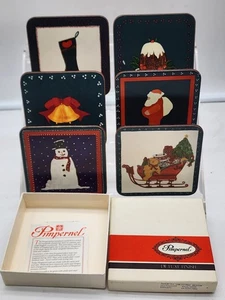 Holiday Pimpernel Untersetzer 6 Stück N Neuwertig WEIHNACHTSZEIT - Bild 1 von 3