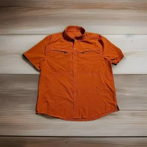 Camisa de Pesca Sun River Ventilada SS XL Naranja 48" Para Hombres 2 Bolsillos de Seguridad Caza - Imagen 1 de 9