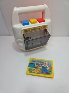 Vintage 1980s Tomy Bring Along A Song Cassette Player Wind Up With Tape - Picture 1 of 8