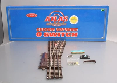 Atlas 6025 O #5 Nickel Silver Right Hand Remote Switch Turnout EX/Box - Image 1 of 4