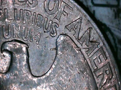 1994 P Washington Quarter Wounded Eagle Multiple Die Crack Errors - Image 1 of 4