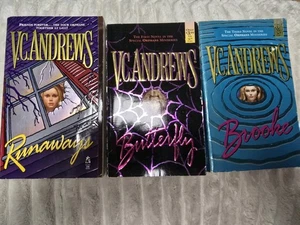 VC Andrews 5 Book Set- Runaways,  Crystal, Raven, Brooke, Butterfly - Picture 1 of 11