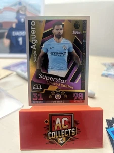 Topps Match Attax 2018/19 Sergio Aguero Superstar Limited Edition A32 - Bild 1 von 1