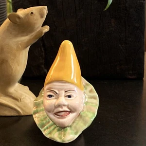 Rare MELBA WARE Collectable - Vintage Figural HARLEQUIN SALT SHAKER 8.5cmH - EUC - Picture 1 of 10