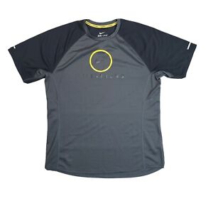 Nike Livestrong Dri-Fit T Shirt Legend Lance Cycling Rare Adult Large Gray