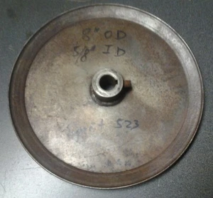 Craftsman 53802 Murray Spirit Estate Schneefräse 8" Durchmesser Riemenscheibe mit 5/8" Bohrung   - Bild 1 von 2