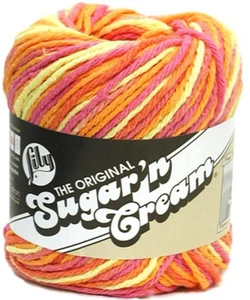 Spinrite ~ Sugar'N Cream Yarn - 4 Ply - Playtime Ombre, 95 yd - Picture 1 of 1