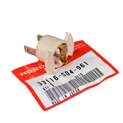 HONDA GENUINO PRELUDE CR-V ACURA TSX FARO HALÓGENO BOMBILLA ENCHUFE 33116-SD4-961 Foto 1 de 2