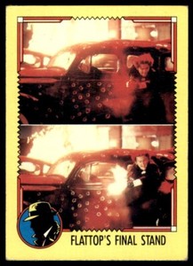 1990 Topps Dick Tracy #81 Flattop's Final Stand