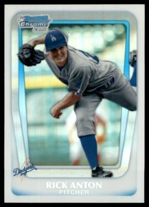 2011 Bowman Chrome Draft Prospects Refractors Rick Anton Los Angeles Dodgers - Picture 1 of 2