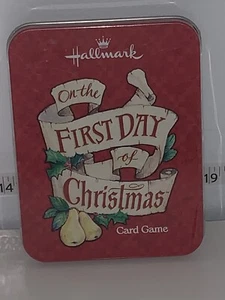 First Day Of Christmas Hallmark My True Love Song Rebhuhn im Baum Kartenspiel - Bild 1 von 2