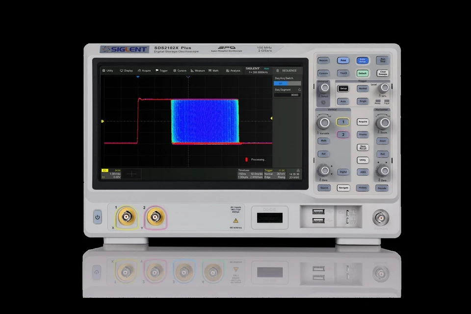 Oscilloscope Super Phosphor Digital SIGLENT SDS2102X Plus 2 Channel - Image 1 of 1